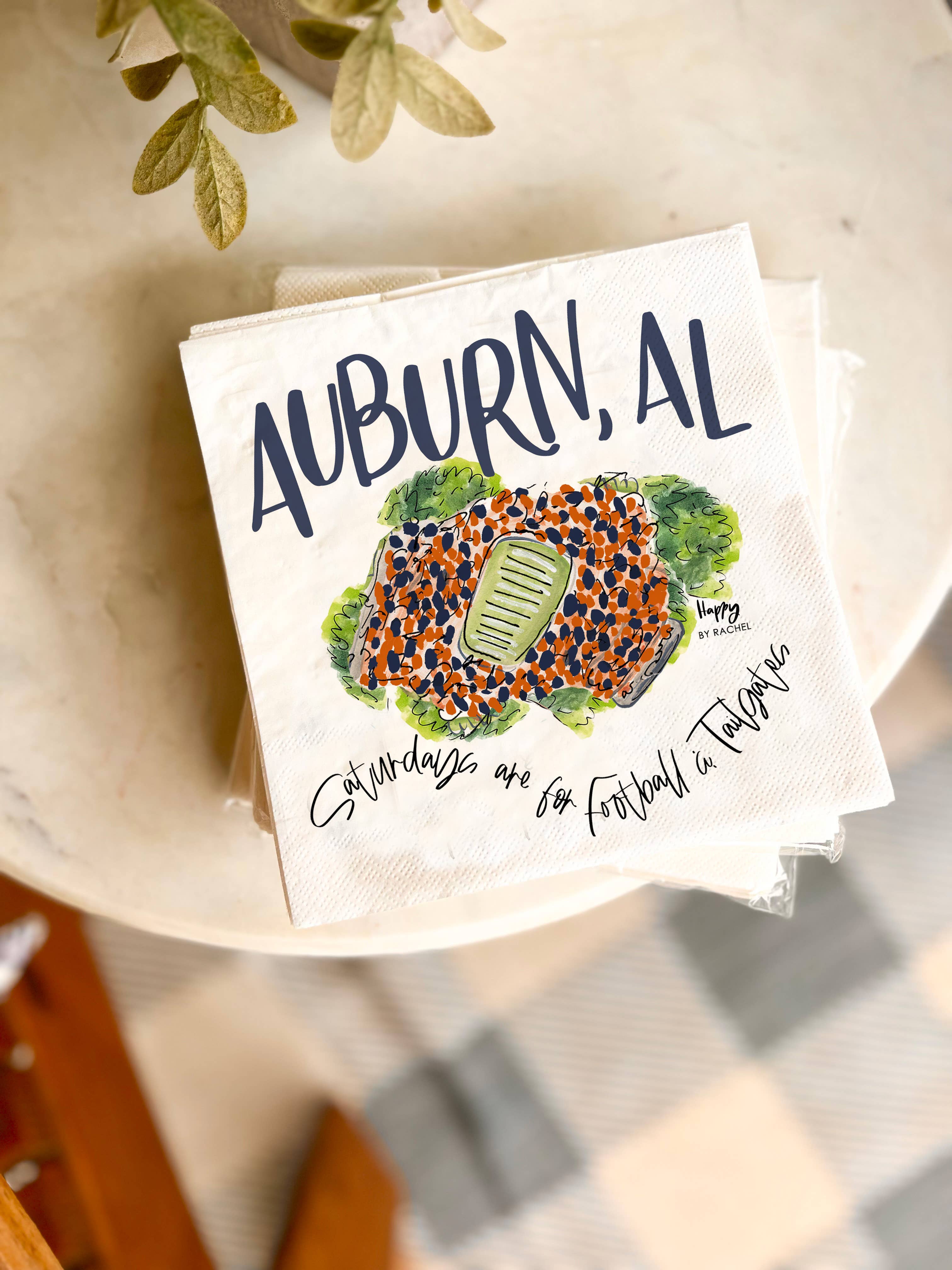 Auburn Game Day Lunch Napkins