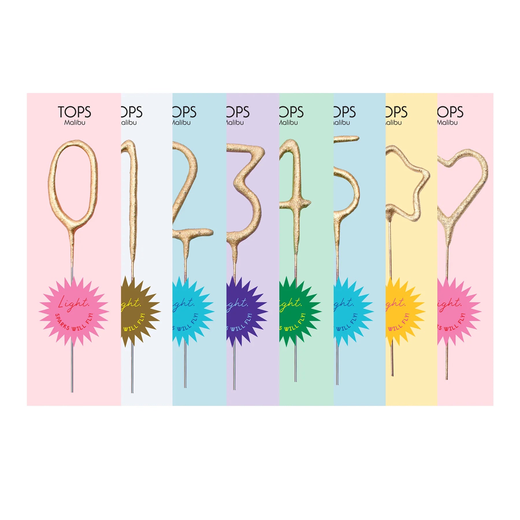 Mini Golden Sparkler Number: #1
