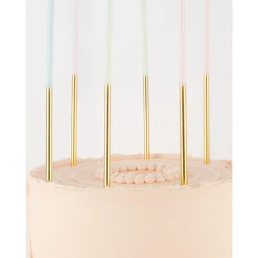Tall Tapered Candles: Ladure Paris Gold Leaf